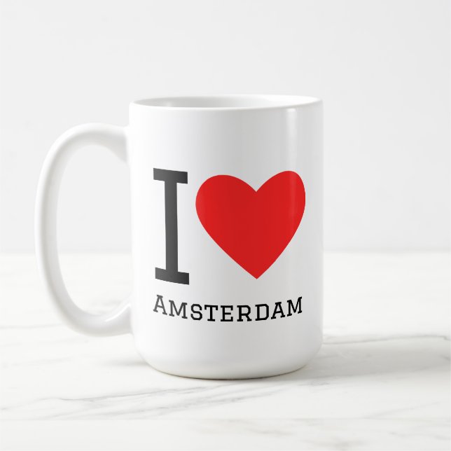 I love Amsterdam  Coffee Mug (Left)