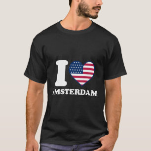 I Love Amsterdam I He Amsterdam T-Shirt