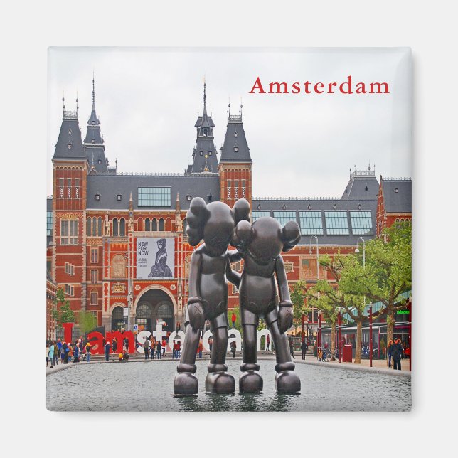 I love Amsterdam. Magnet (Front)