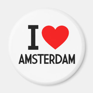 I Love Amsterdam Magnet