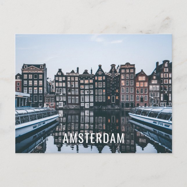 I love Amsterdam Travel The Netherlands Postcard (Front)