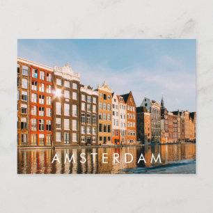 I love Amsterdam Travel The Netherlands Postcard