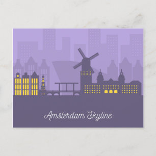 I love Amsterdam Travel The Netherlands Postcard