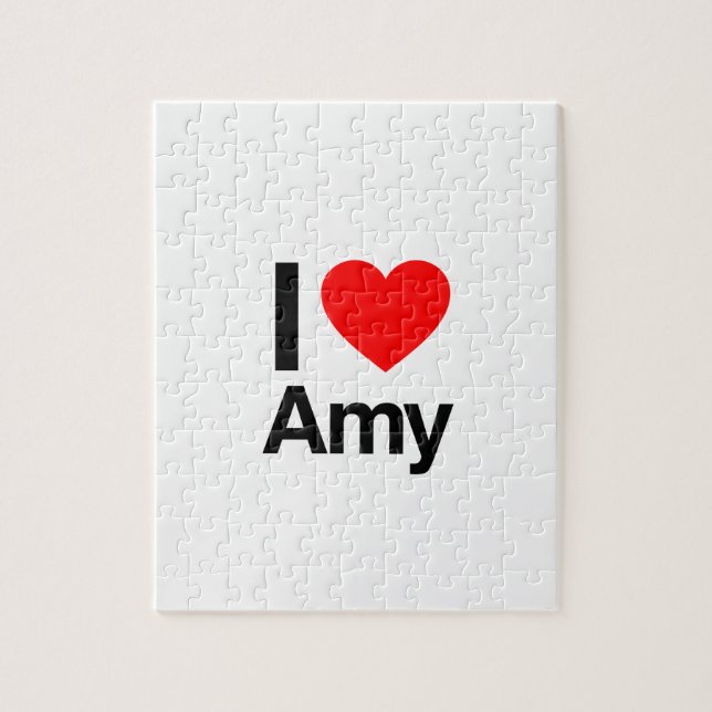 i love amy jigsaw puzzle (Vertical)