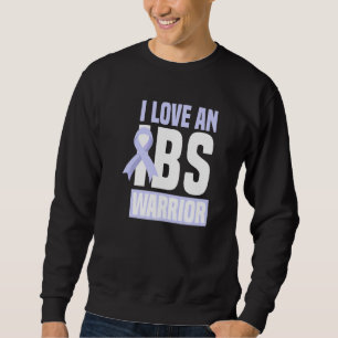 I Love An Irritable Bowel Syndrome Warrior Awarene Sweatshirt