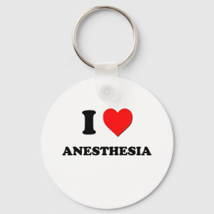 I Love Anaesthesia Key Ring