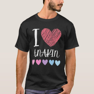 I Love ANAKIN Personalised Name Cool Birthday Part T-Shirt