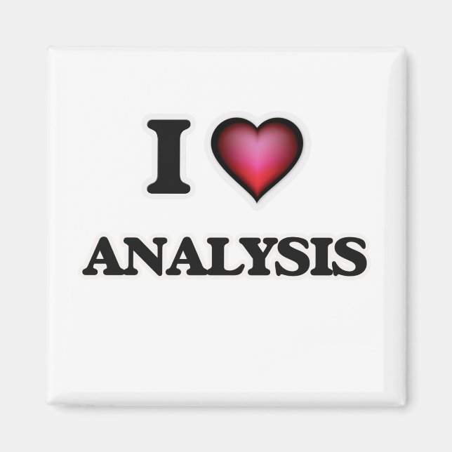 I Love Analysis Magnet (Front)