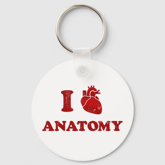 i love anatomy2 key ring (Front)
