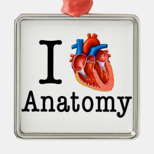 I love Anatomy Metal Tree Decoration