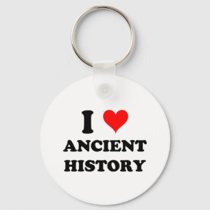I Love Ancient History Key Ring