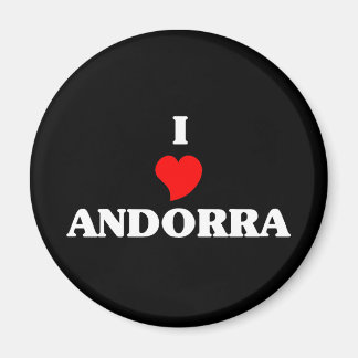 I Love Andorra Magnet