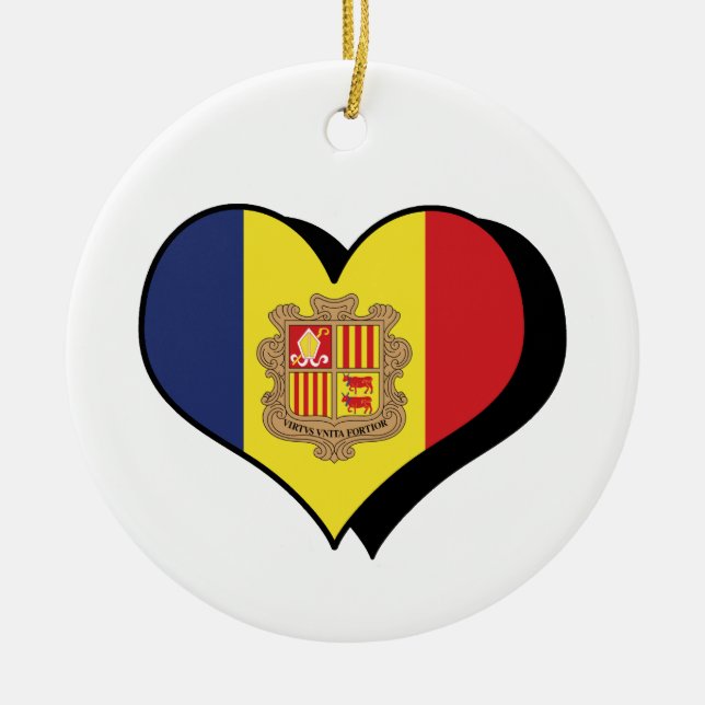 I Love Andorra Ornament (Front)