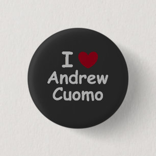 I Love Andrew Cuomo 3 Cm Round Badge
