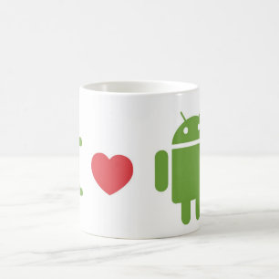 i love android coffee mug