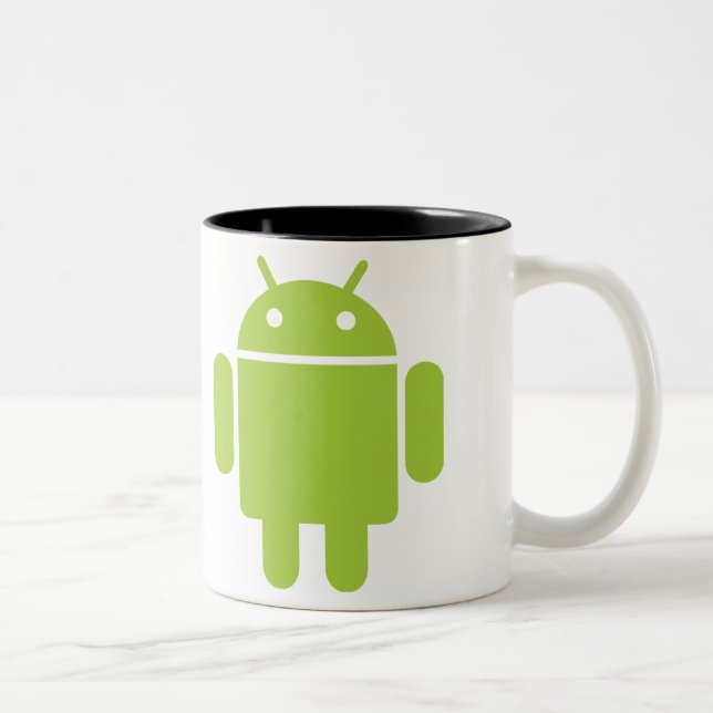 I Love Android Two-Tone Coffee Mug (Right)
