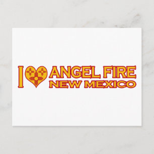 I Love Angel Fire, NM Postcard