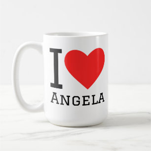 I love angela coffee mug
