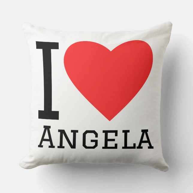I love angela cushion (Front)