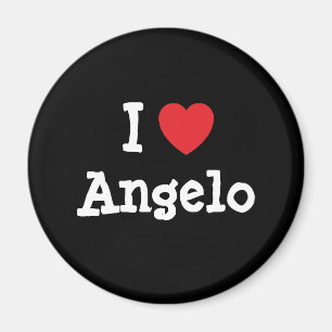 I love Angelo heart T-Shirt Magnet