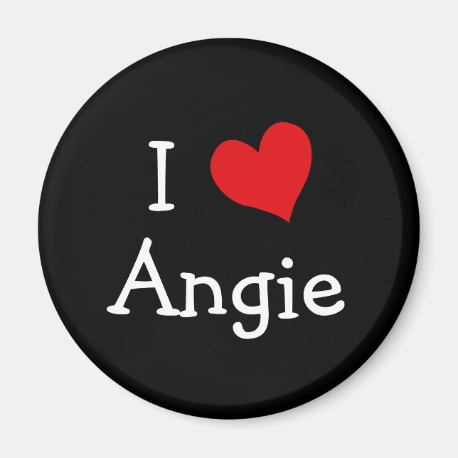 I Love Angie Magnet (Front)