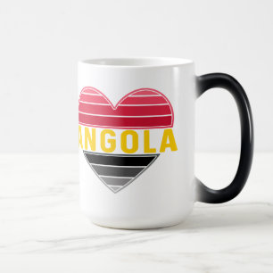 I Love Angola, Angolan Heart  Magic Mug