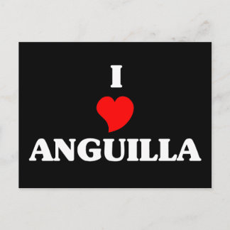 I Love Anguilla Postcard
