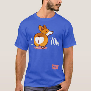 I Love Animal Corgi Dog Heart Social Funny Lovers T-Shirt