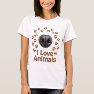 I Love Animals Women's T-Shirt
