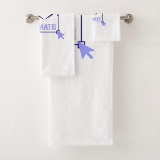 I Love Animate Bath Towel Set