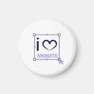I Love Animate Magnet