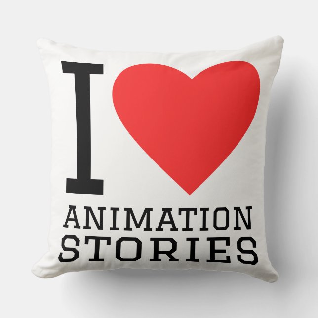 I love animation stories cushion (Front)