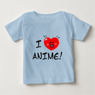 I Love Anime Baby T-Shirt
