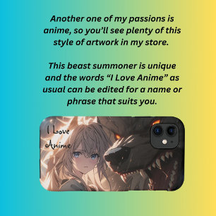I Love Anime iPhone 11 Case