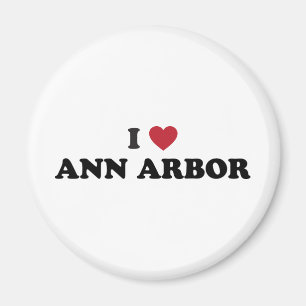 I Love Ann Arbor Michigan Magnet