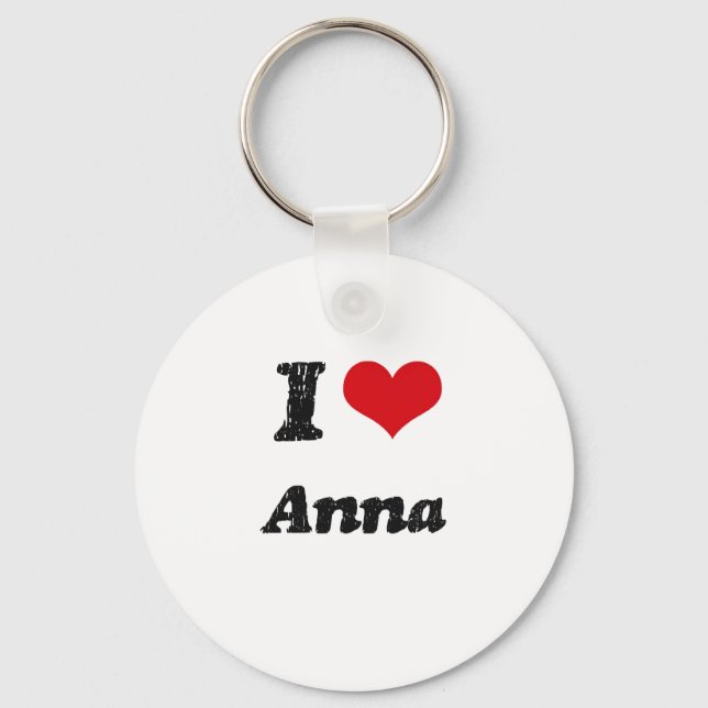 I Love Anna Key Ring (Front)