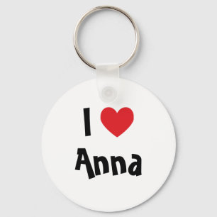 I Love Anna Key Ring
