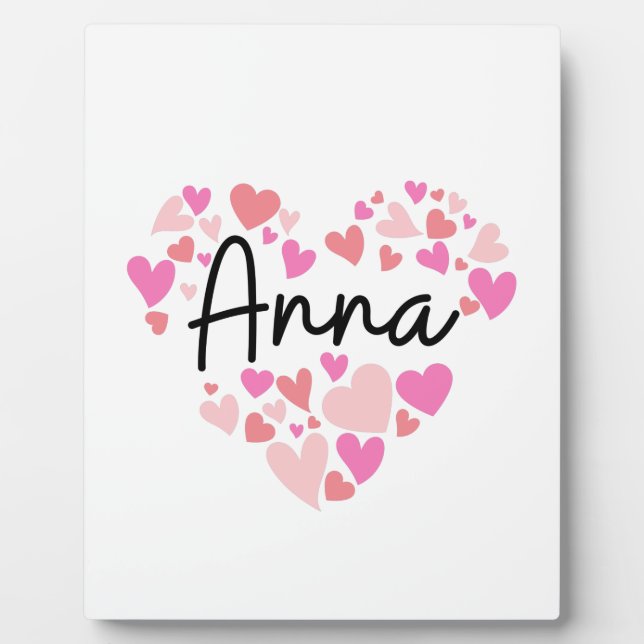 I love Anna Plaque (Front)