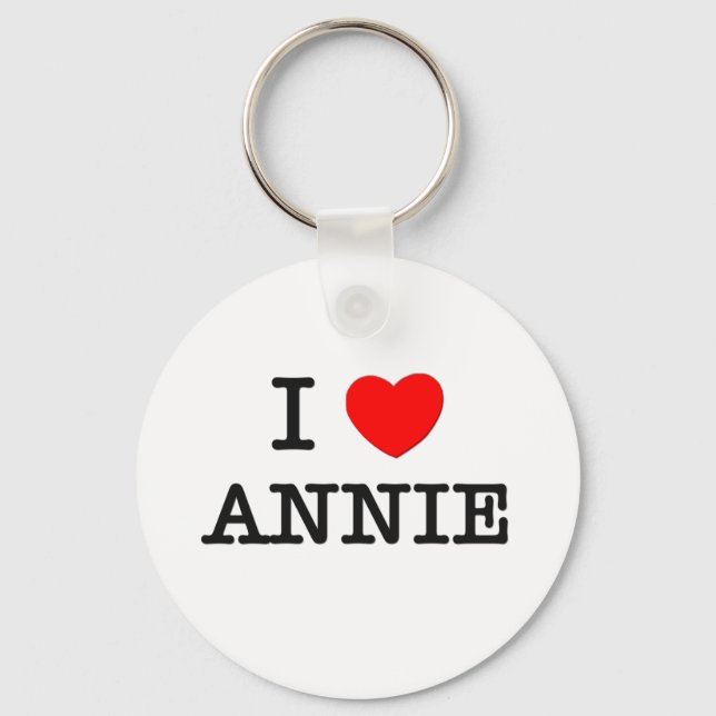 I Love Annie Key Ring (Front)