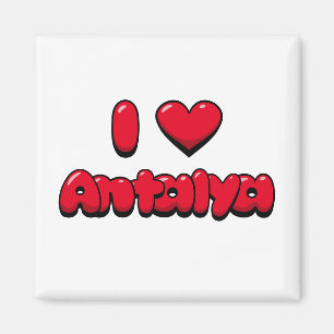 I Love Antalya Magnet