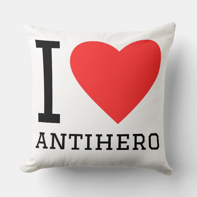 I love antihero cushion (Front)