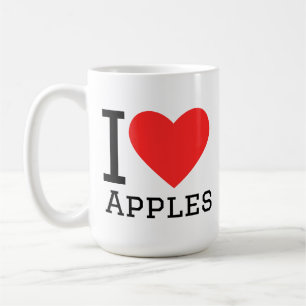 I love apples coffee mug