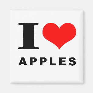 I love apples magnet