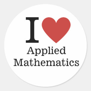 I ❤️ Love Applied Mathematics STICKER