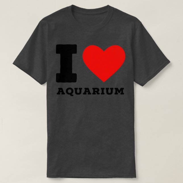 i love aquarium T-Shirt (Design Front)