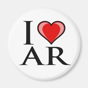 I Love AR - Arkansas Magnet