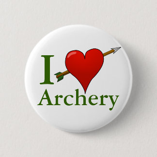 I Love Archery Badge