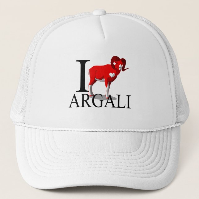 I Love Argali Caps (Front)