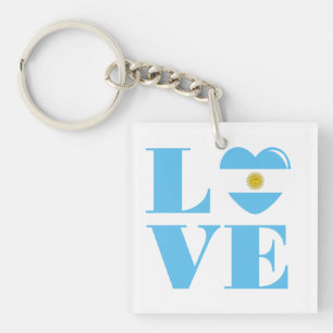 I love Argentina Key Ring