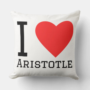 I love Aristotle Cushion